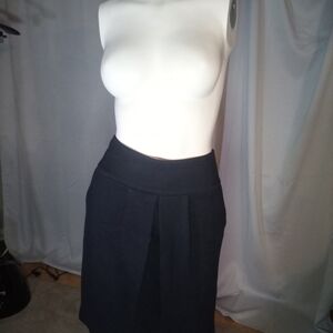 Style & Co Black A-Line Knee-Length Skirt